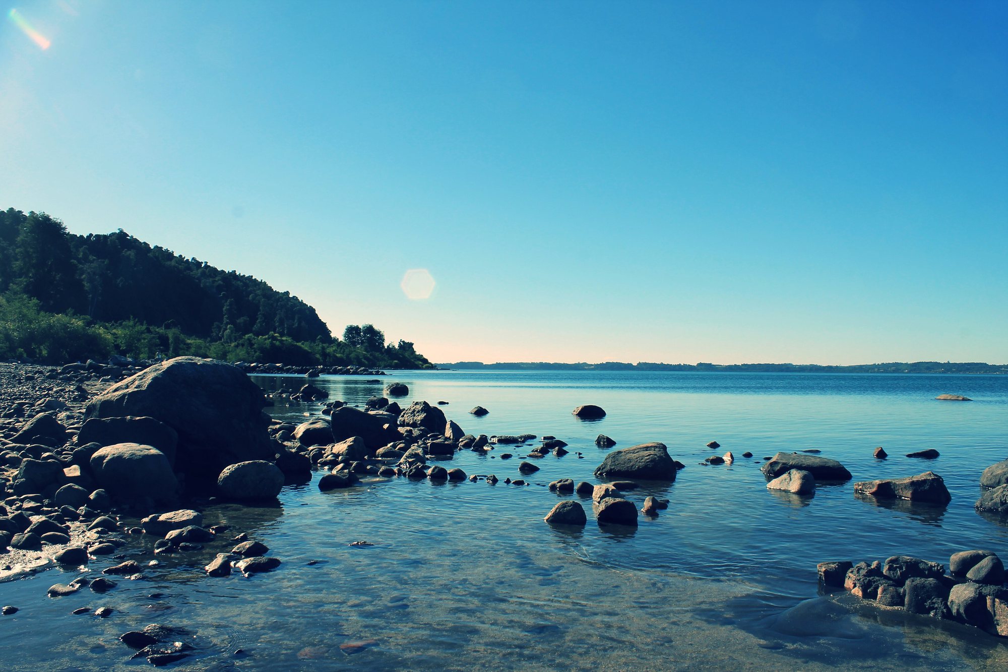 El Lago Puyehue, junto al pueblo de Entre Lagos